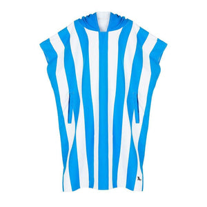 Dock & Bay Adult Poncho Hooded Towel | Cabana Collection | Bondi Blue S-1973193417328562177