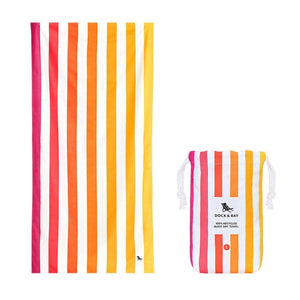 Dock & Bay Beach Towel Cabana Collection L | Quick Dry | Peach Sunrise-1973193415642451968