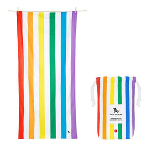Dock & Bay Beach Towel Cabana Collection L | Quick Dry | Rainbow Skies-1973193415822807040