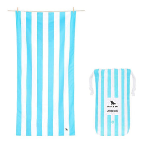Dock & Bay Beach Towel Cabana Collection XL | Quick Dry | Tulum Blue-1973193412568027136