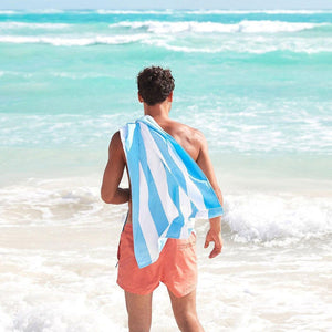 Dock & Bay Beach Towel Cabana Collection XL | Quick Dry | Tulum Blue-1973193412568027137