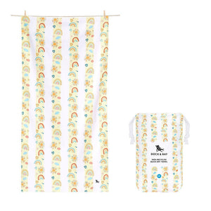 Dock & Bay KIDS Beach Towel | Quick Dry | Rainbow Road-1973193414501601280