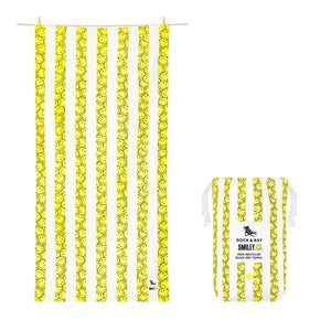Dock & Bay KIDS Beach Towel | Quick Dry | Smiley-1973193413599825920