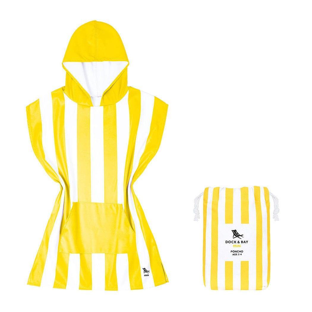 dock-bay-kids-poncho-hooded-towel-mini-cabana-collection-boracay-yellow-xs-2-4yrs-1973193419333439488