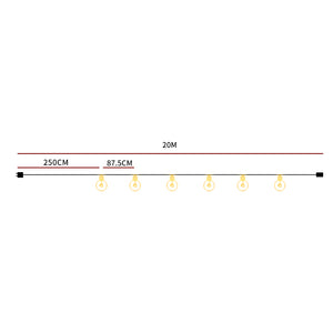 EMITTO 20M Festoon String Lights Kits-1973193840529641474
