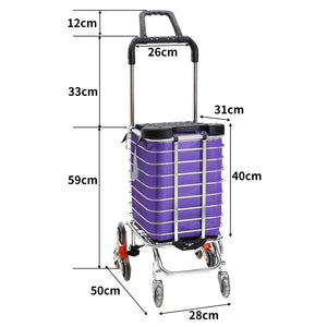 Foldable Shopping Cart Trolley Basket-1973193878769111042