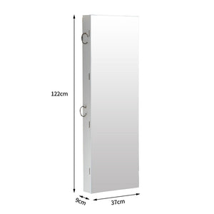 Levede Mirror Jewellery Cabinet Jewelry-1973193900290084866