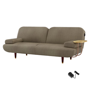LEVEDE  CONVERTIBLE SOFABED WITH USB CHARGE AND SIDE TABLE-1996005375131914240