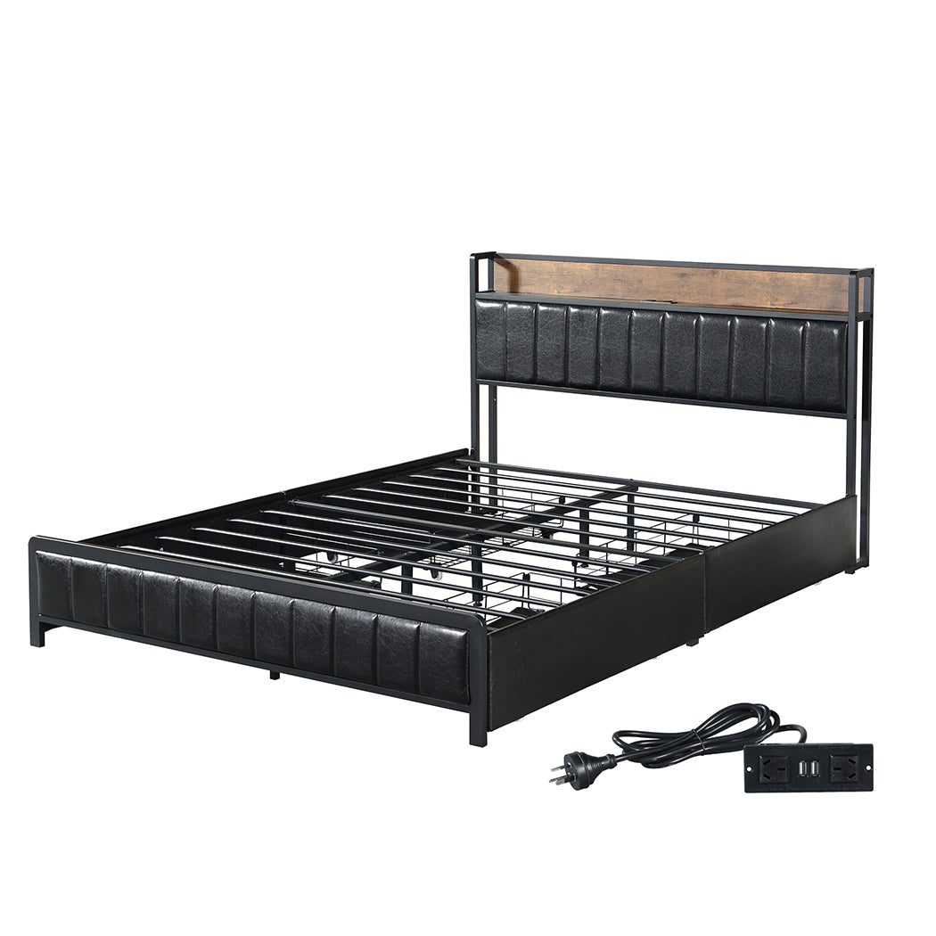 levede-queen-bed-frame-pu-4-drawer-usb-charge-1975420521386479616
