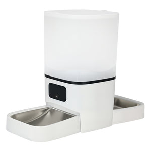 PaWz 6L Automatic Pet Feeder 2 Bowl Food Dispenser-1996009989667426304
