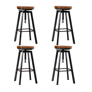 Levede 4x Bar Stools Industrial Kitchen-1975420483029569536