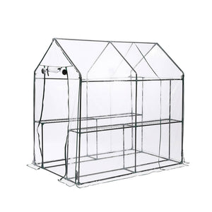 Levede 2 Tier Walk In Greenhouse Garden-1973193775102693376