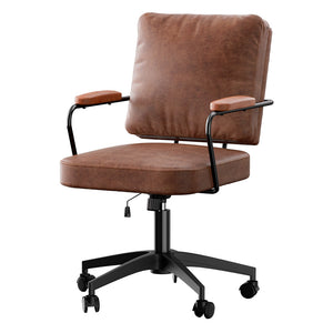 Levede Office Arm Chair Leather Executive Chairs-1996005452894310400
