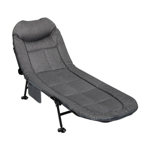 Levede Folding Camping Bed Camp Cots Dark Grey-1996005406111043584