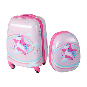BoPeep 16''13'' 2PCS Kids Luggage Set Unicorn-1975420473697243136