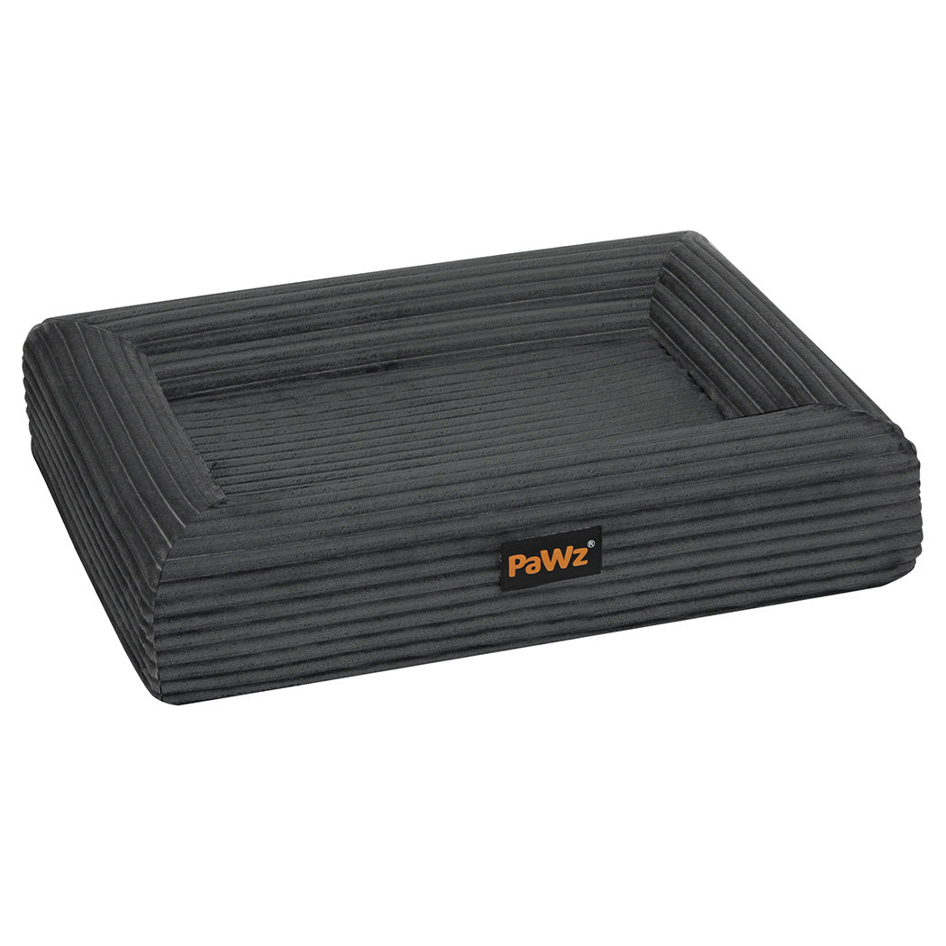 pawz-xxl-size-orthopedic-dog-bed-with-corduroy-removable-cover-waterproof-washable-grey-1996005464428646400