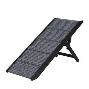 PaWz Adjustable Dog Ramp Height Stair Black-1973193663207051264