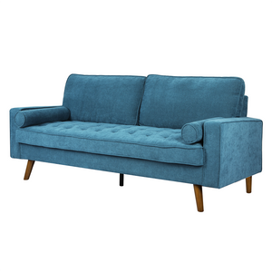Levede Fabric Sofa Armchair 3 Seater Couch Blue 191cm Wide-1973193704135069696