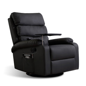 Levede Massage Chair Recliner 360 Swivel Black-1975420439572385792