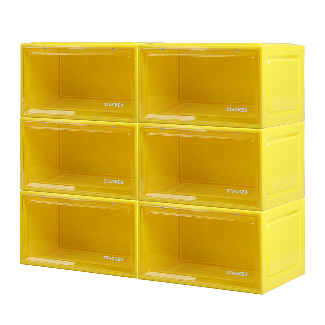 stacked-sneaker-display-case-6x-clear-yellow-1973193714826350592