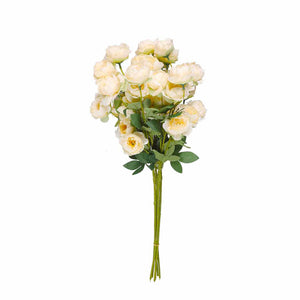 Lambu Artificial Flowers Silk Roses Yellow-1973193709000462336