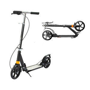 MONVELO Adult Commuter Foldable Scooter Black-1996005380509011968