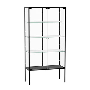 Stacked Glass Display Cabinet Steel 4 Tier 160cm-1996005394463461376
