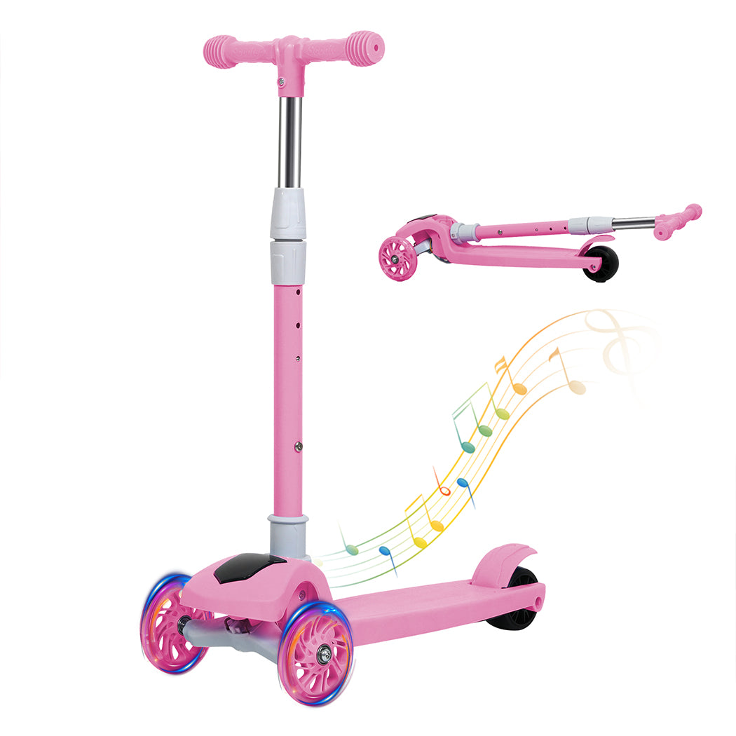 bopeep-foldable-kids-scooter-led-music-pink-1996005547266150400