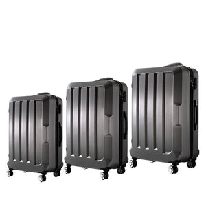 Slimbridge 20"24"28" 3PC Luggage Sets Dark Grey-1975420478650716160