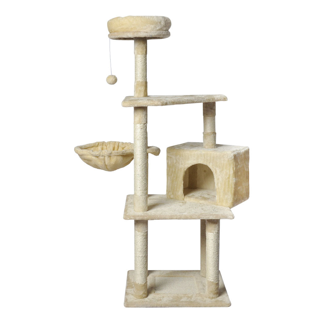 pawz-cat-tree-toy-scratching-post-scratcher-beige-1973193908578029568