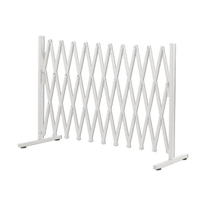 Garden Security Fence Gate Expandable White-1973194021648076800