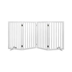 PaWz Wooden Pet Gate Dog Fence Safety White 800x 3MM-1975420452033662976