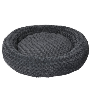 PaWz Calming Dog Bed Warm Soft Plush XL Dark Grey X-Large-1973193664998019072
