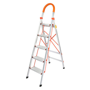 Traderight 5 Step Ladder Folding Aluminium-1973193887707172864