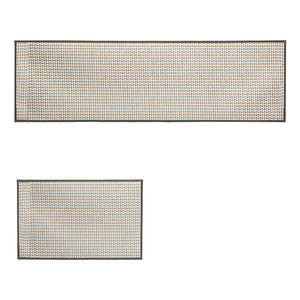Marlow Kitchen Rug 2PCS Woven Non Slip Absorbent Grey-1996005439782916096