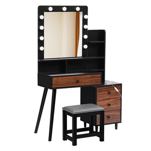 Levede Dressing Table Stool Set-1996005423320272896