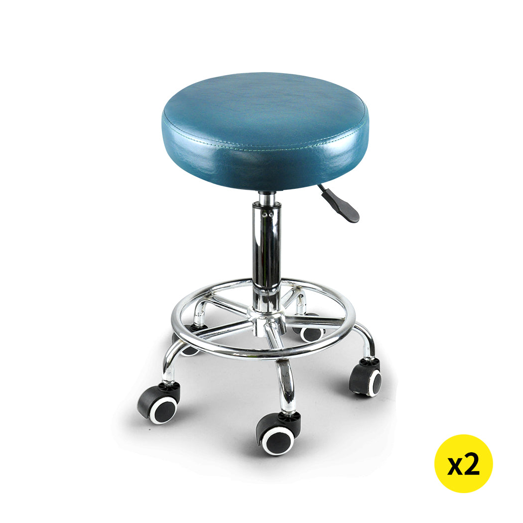 levede-2x-barstool-swivel-salon-hairdressing-teal-1975420407662120960