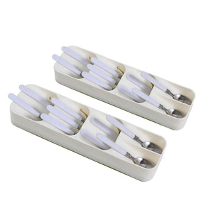 2x Cutlery Organiser Drying Tray Kitchen-1975420477635694592