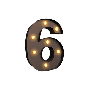 LED Metal Number Lights Free Standing-1973194150882971648