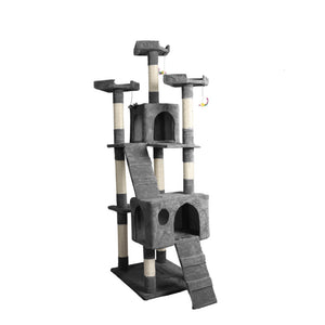 PaWz 184cm Cat Trees Scratching Post Grey-1973193908032770048