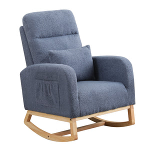 Levede Rocking Chair Ottoman Footrest With Side Pocket-1996005438465904640
