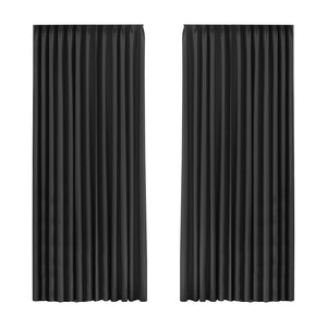 Marlow 2XBlockout Curtains Chenille 180x250 Grey CD1016-180x250-DG-1973194067340824576