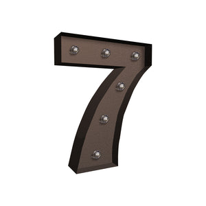 LED Metal Number Lights Free Standing-1973194202217058304