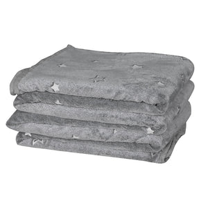 DreamZ 3x3M Large Oversized Blanket Grey Star-1973194038605647872