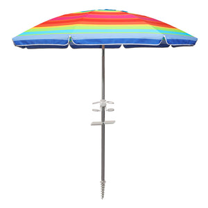 Mountview 2.2M Outdoor Beach Umbrellas Sand Colorful-1996005420325539840