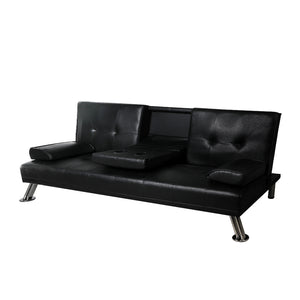 Levede Sofa Bed Adjustable Recliner Black-1975420502193344512