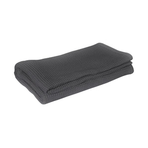 DreamZ Throw Blanket Cotton Waffle Blankets Grey Single-1973194040761520128