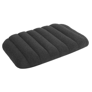 Pawz S Size Orthopedic Dog Bed with Sherpa Plush Removable Cover in Grey-1996005458728587264