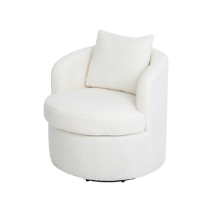Levede Fleece Swivel Chair-1996005367087239168