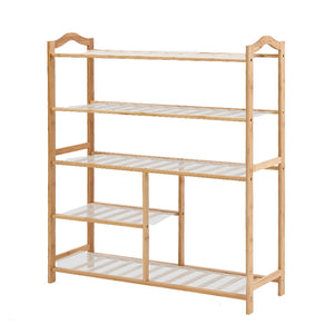 Levede Bamboo Shoe Rack Storage Wooden-1973193843042029568